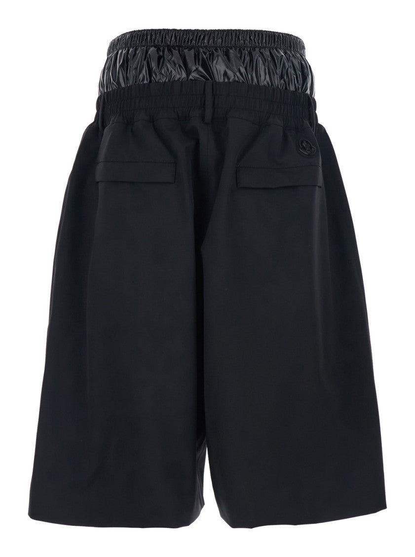Black Solid Shorts 2