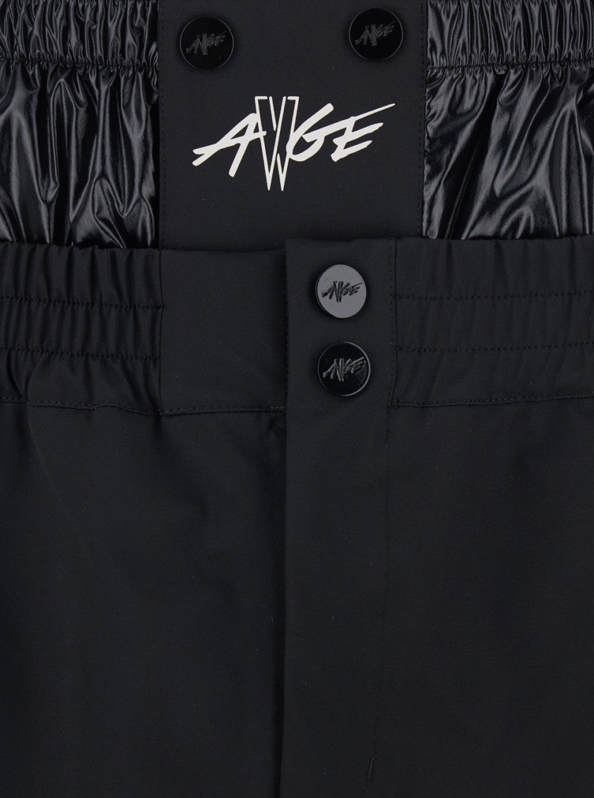 Black Solid Shorts 3