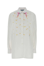 White Regular Embellished Shirt 1
