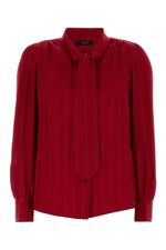 Red Regular Solid Shirt 1