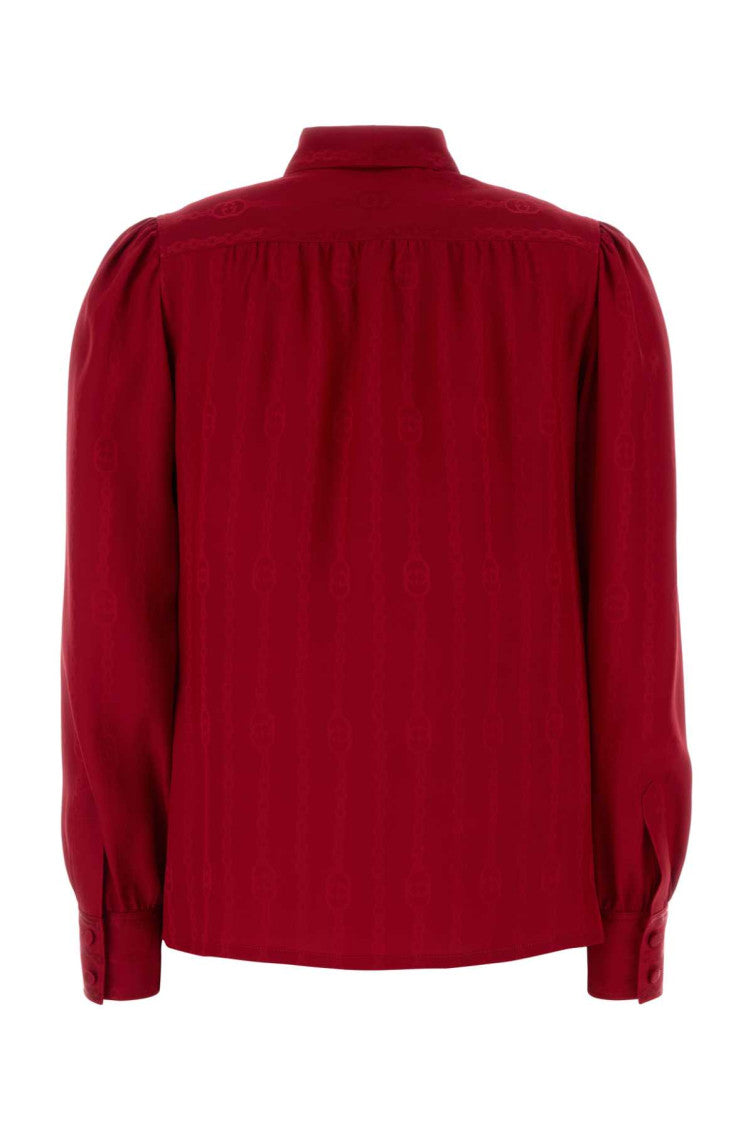 Red Regular Solid Shirt 2