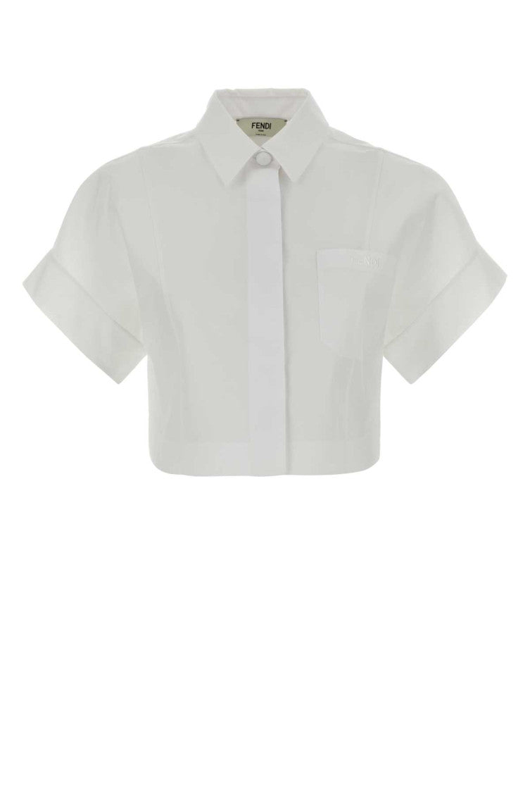 White Regular Solid Shirt 1