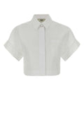 White Regular Solid Shirt 1