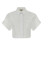 White Regular Solid Shirt 1