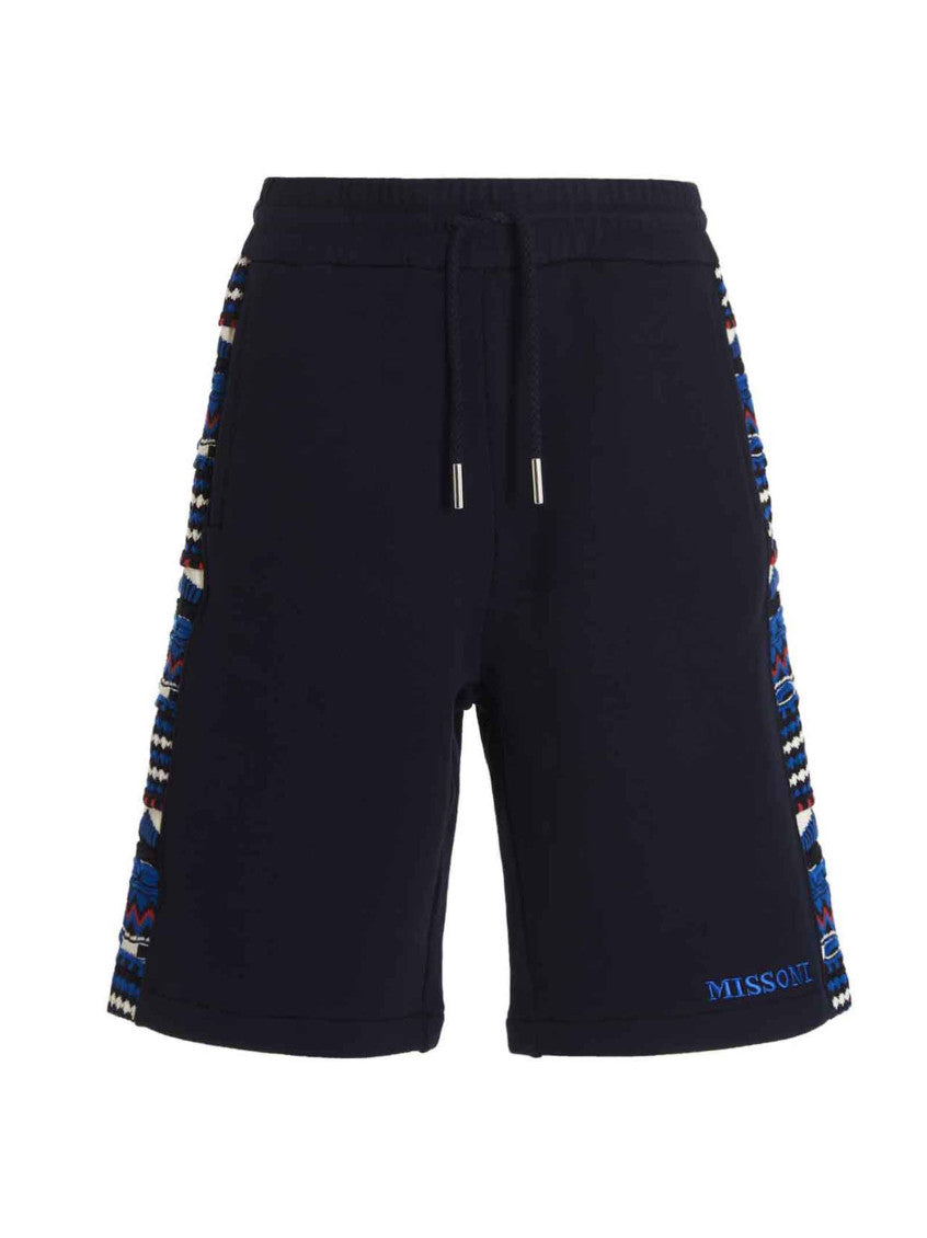 Navy Blue Logo Shorts 1