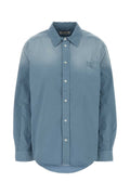 Blue Oversized Solid Shirt 1