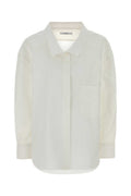 White Regular Solid Shirt 1