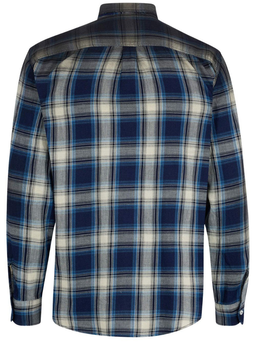 Blue Regular Plaid Shirt 2