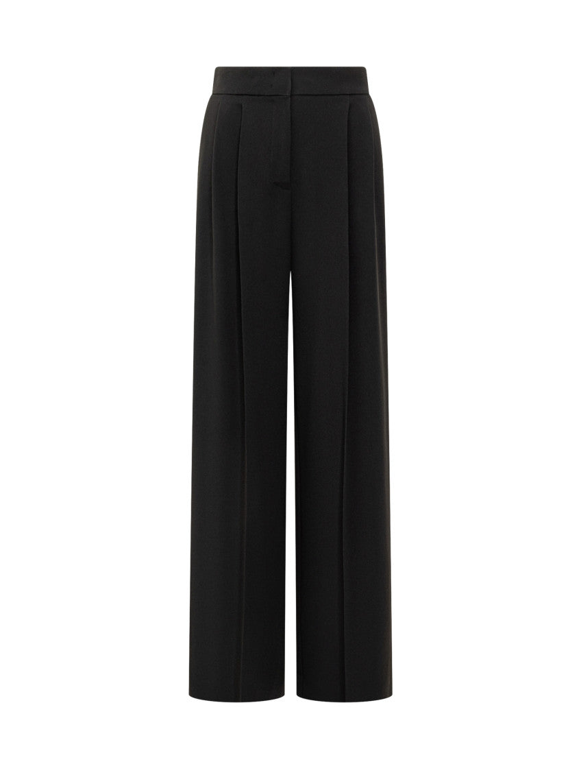 Black Tailored Pleated Pants 1