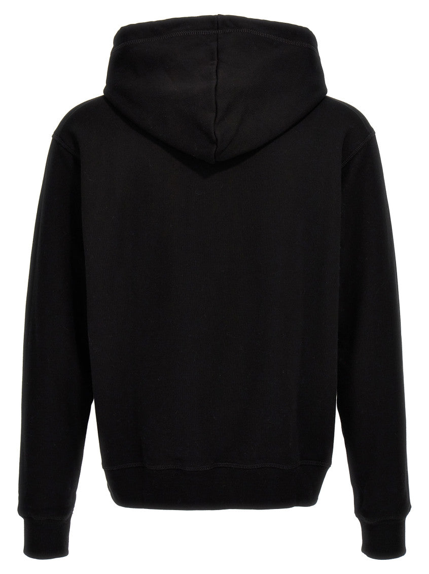Black Graphic Hood Sweatshirt 2