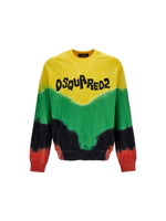 Multicolor Tie-Dye Crew Neck Sweatshirt 1