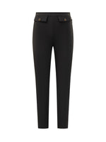 Black Skinny Flat Front Pants 1