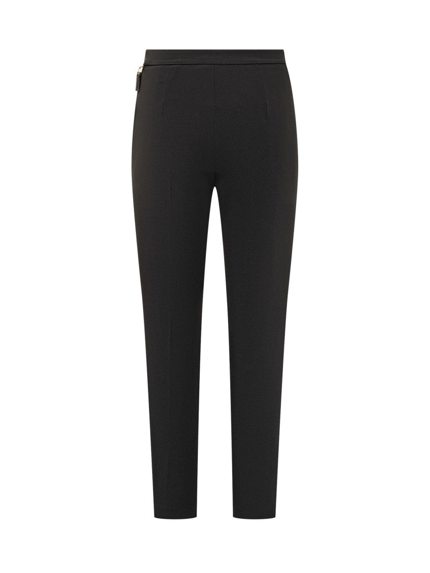 Black Skinny Flat Front Pants 2