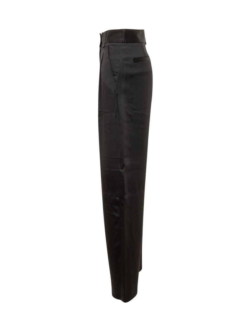 Black Relaxed Pleated Pants 3