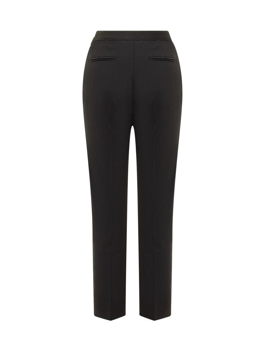 Black Straight Flat Front Pants 2