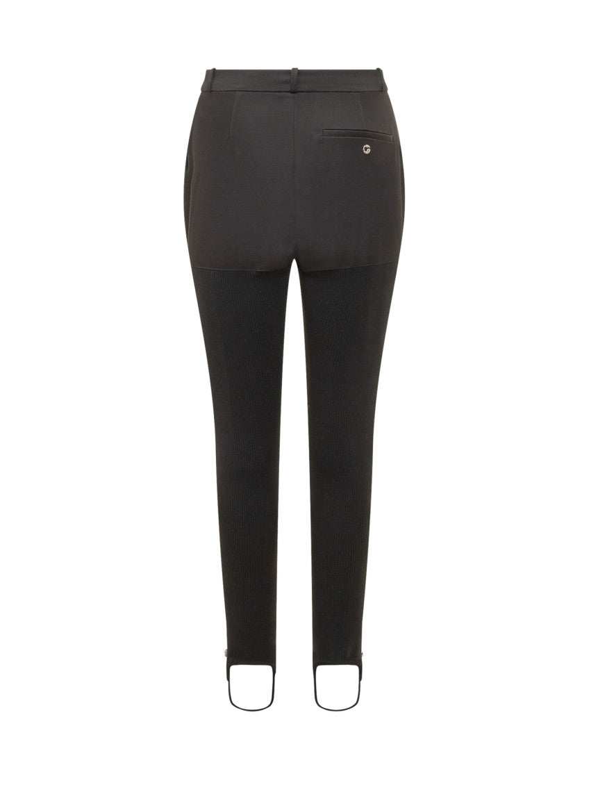 Black Slim Flat Front Pants 2
