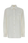 White Regular Solid Shirt 1