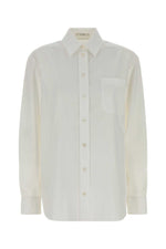 White Regular Solid Shirt 1