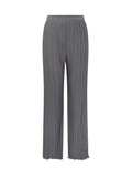 Grey Relaxed Pleated Pants 1