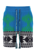 Blue Geometric Shorts 1