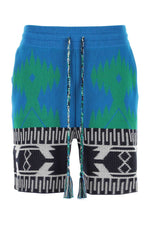 Blue Geometric Shorts 1