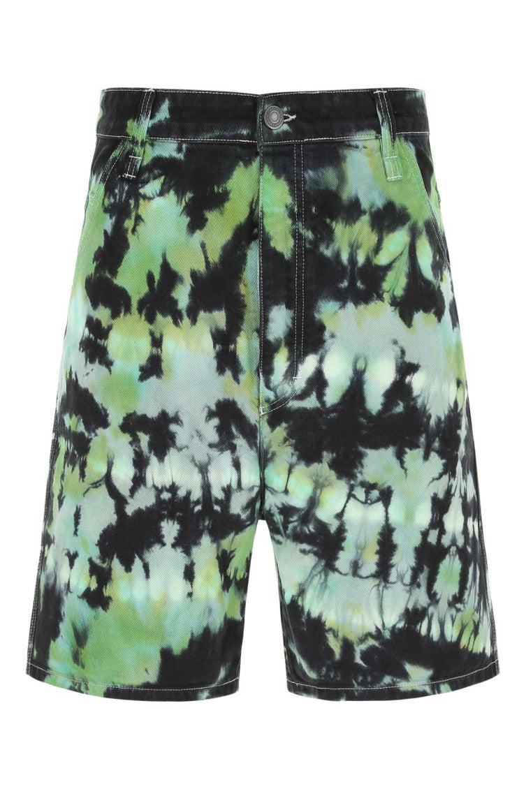 Multicolor Tie-Dye Shorts 1