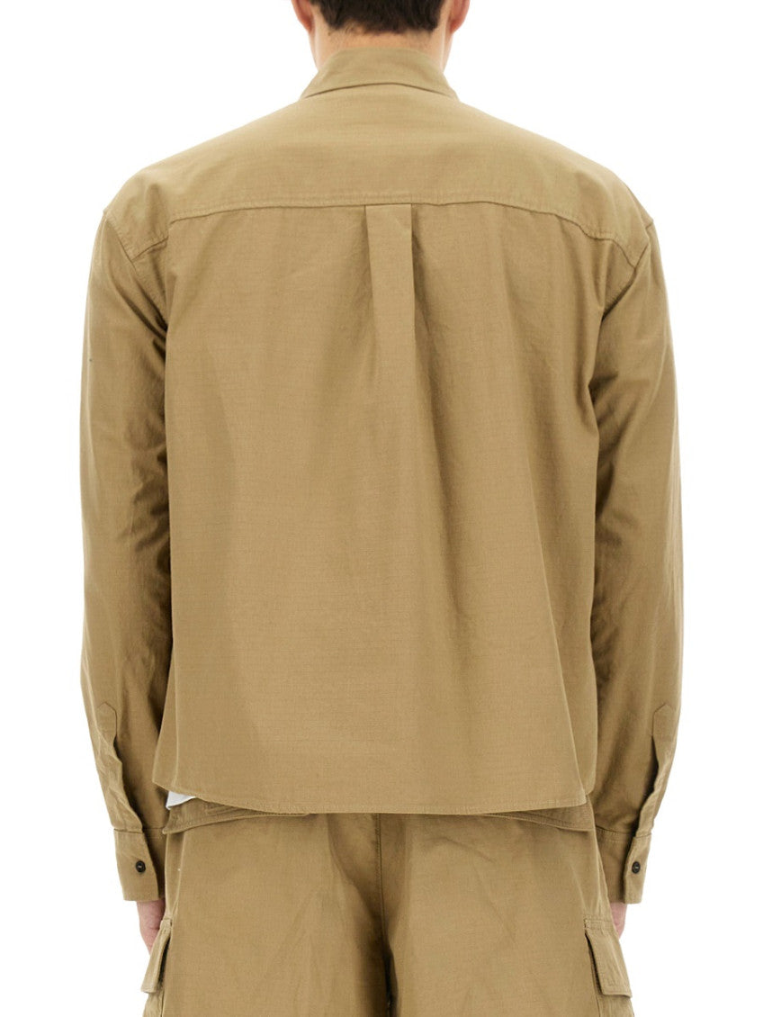 Brown Relaxed Logo Shirt 3
