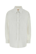 White Regular Solid Shirt 1
