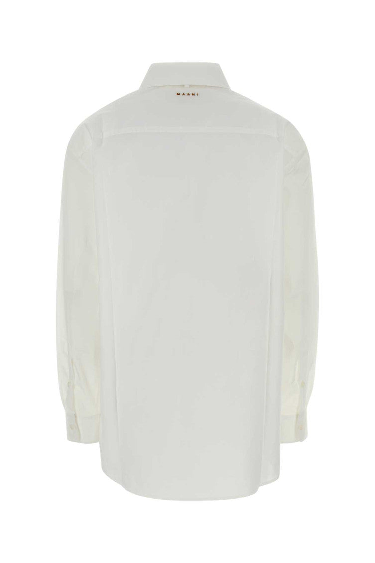 White Regular Solid Shirt 2