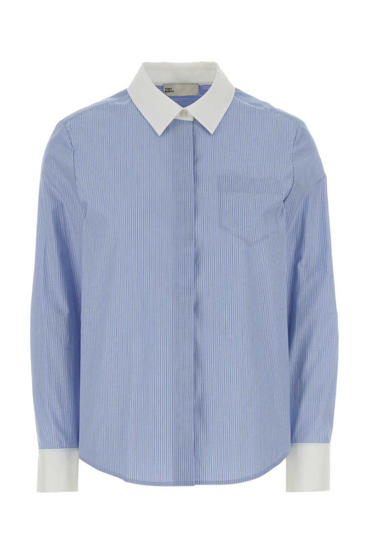 Blue Regular Stripes Shirt 1