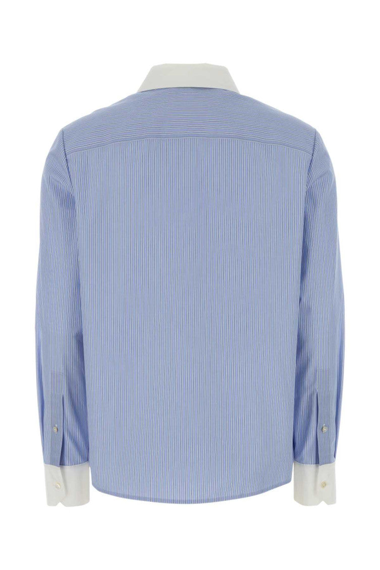 Blue Regular Stripes Shirt 2