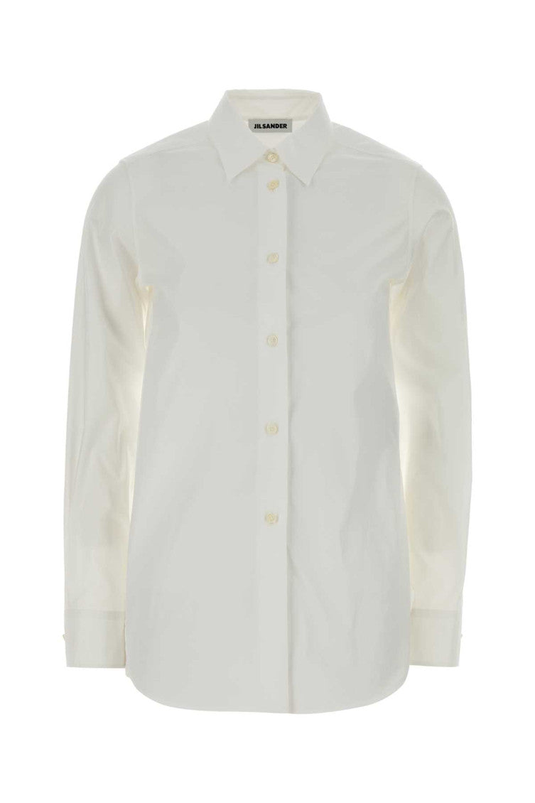 White Regular Solid Shirt 1