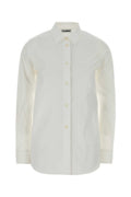White Regular Solid Shirt 1