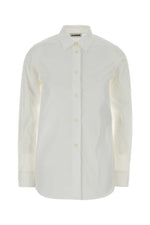 White Regular Solid Shirt 1