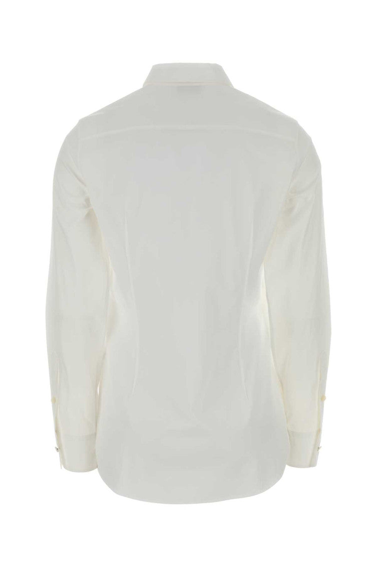 White Regular Solid Shirt 2