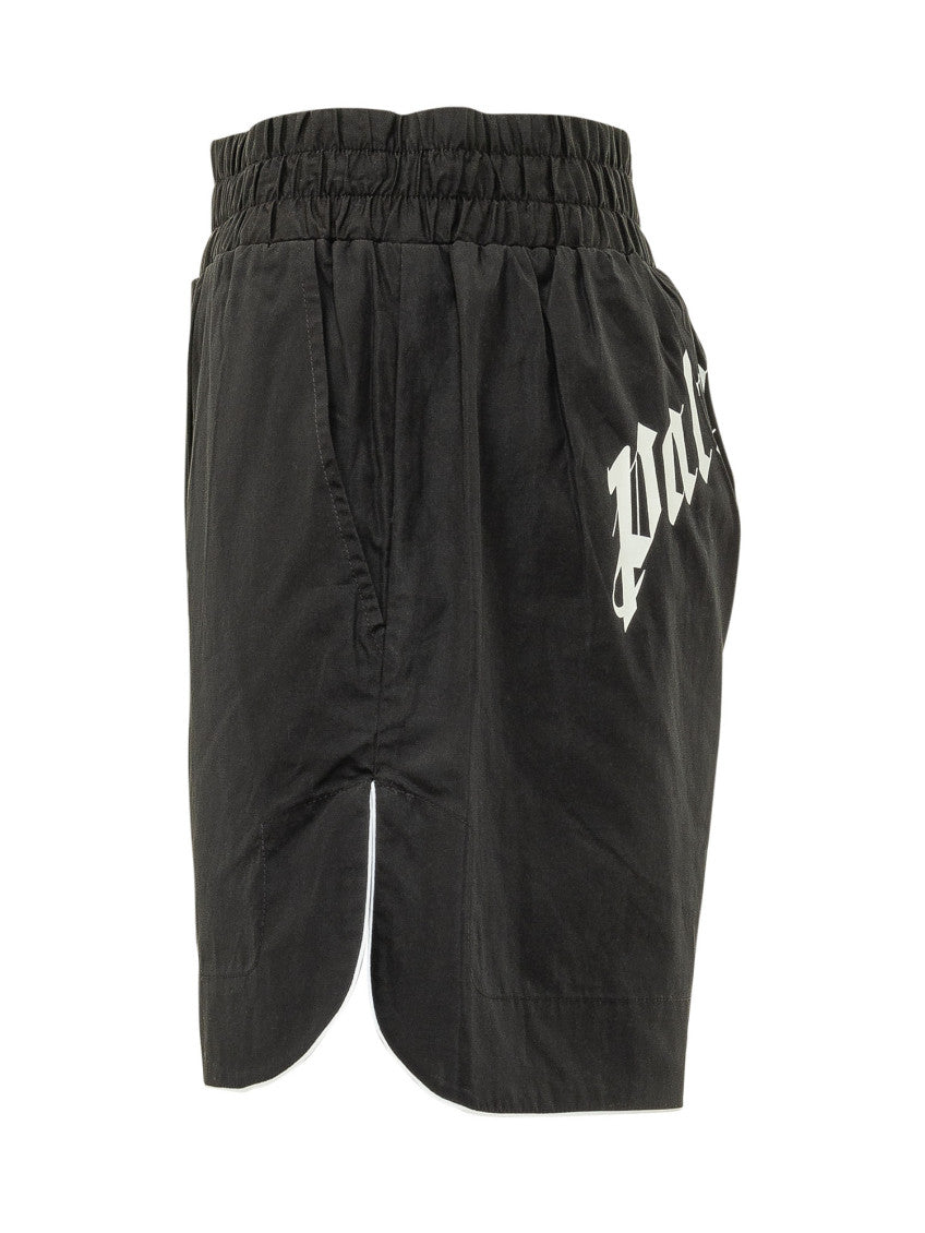 Black Solid Shorts 3