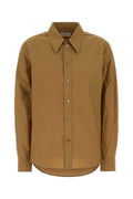 Light Brown Regular Solid Shirt 1