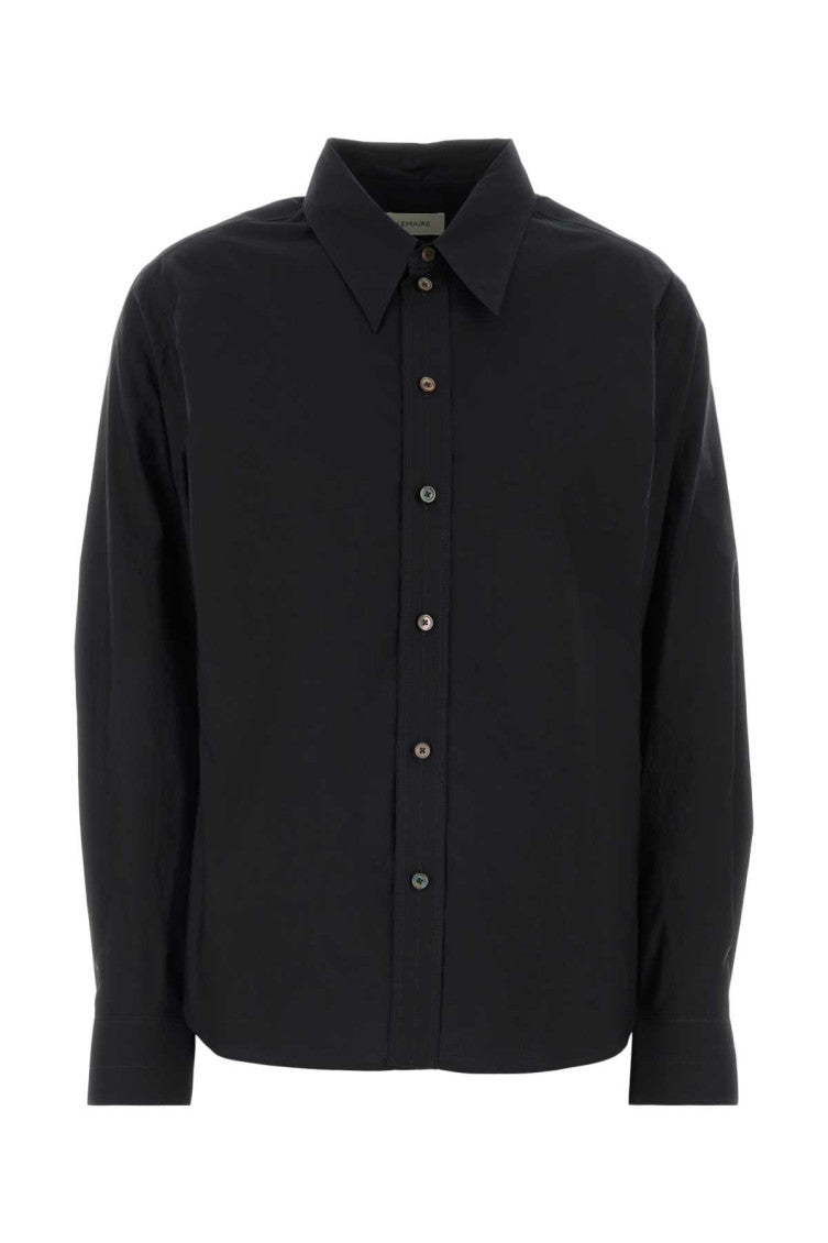 Navy Blue Regular Solid Shirt 1