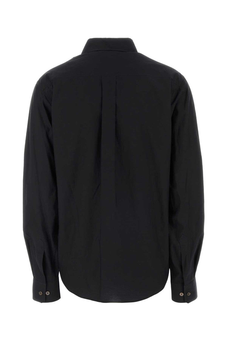 Navy Blue Regular Solid Shirt 2