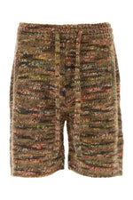 Brown Knitted Shorts 1