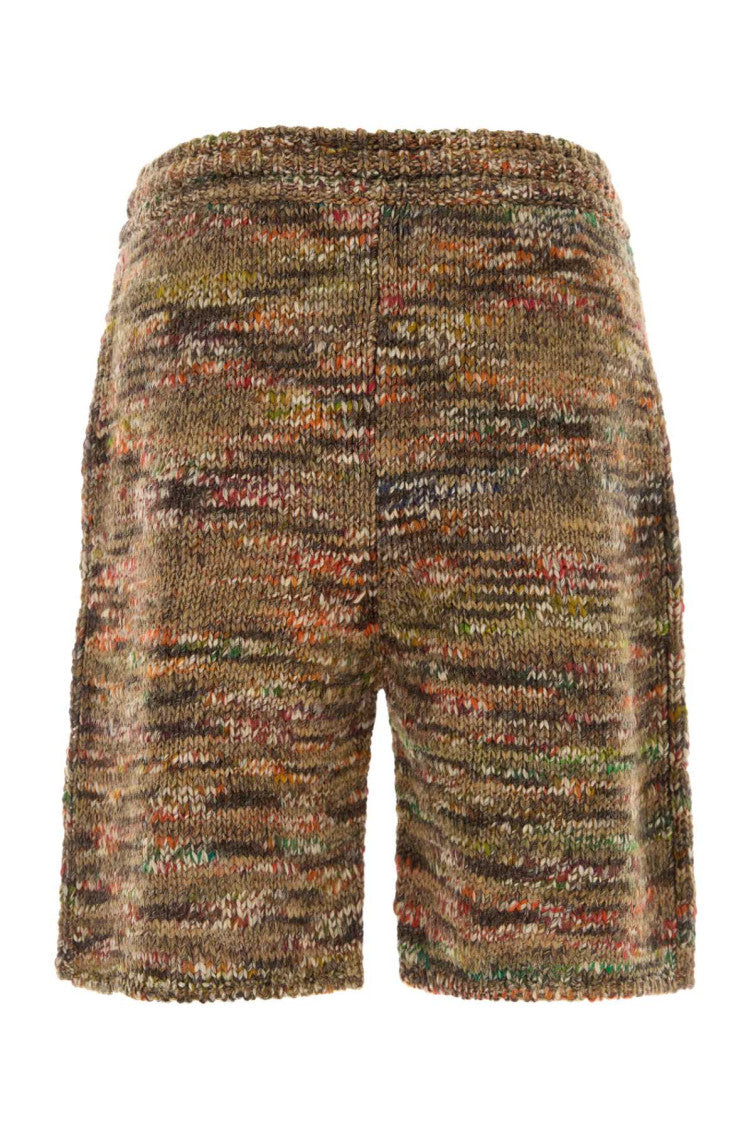 Brown Knitted Shorts 2