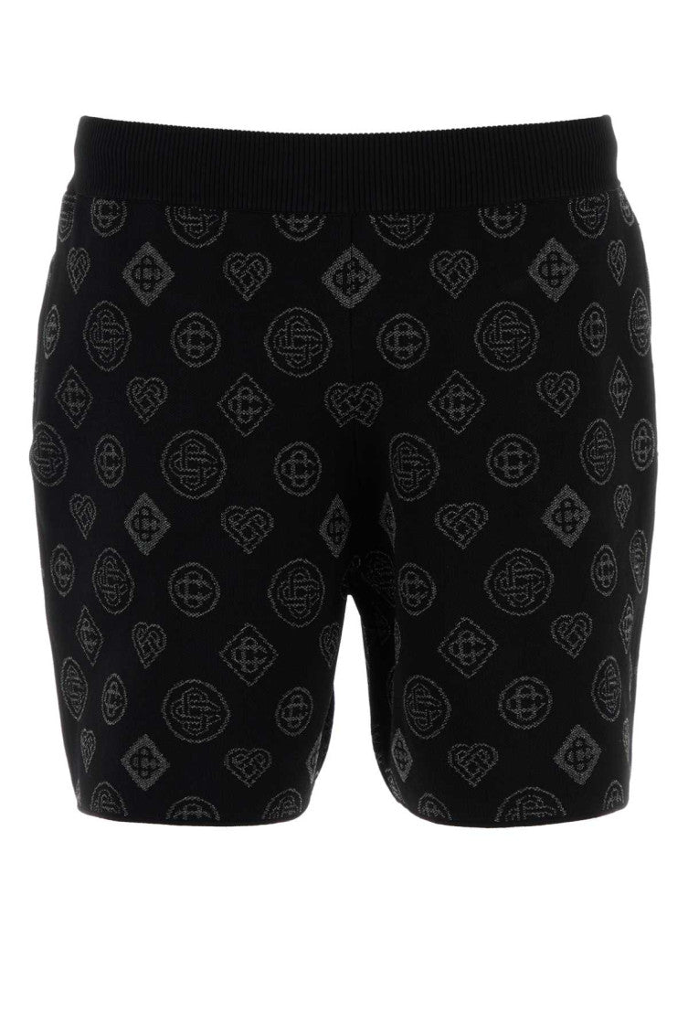Black Logo Shorts 1