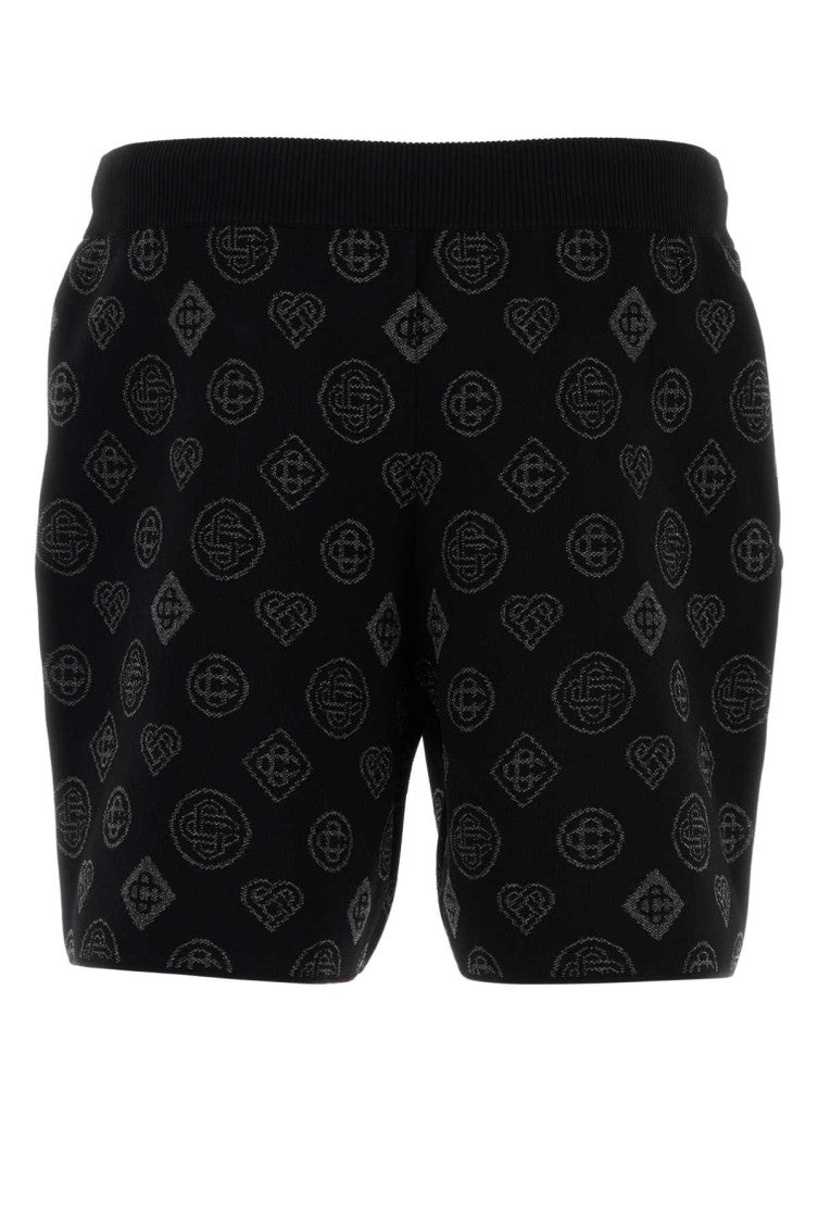 Black Logo Shorts 2