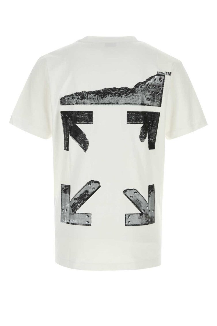 White Logo Crew Neck T-Shirt 2