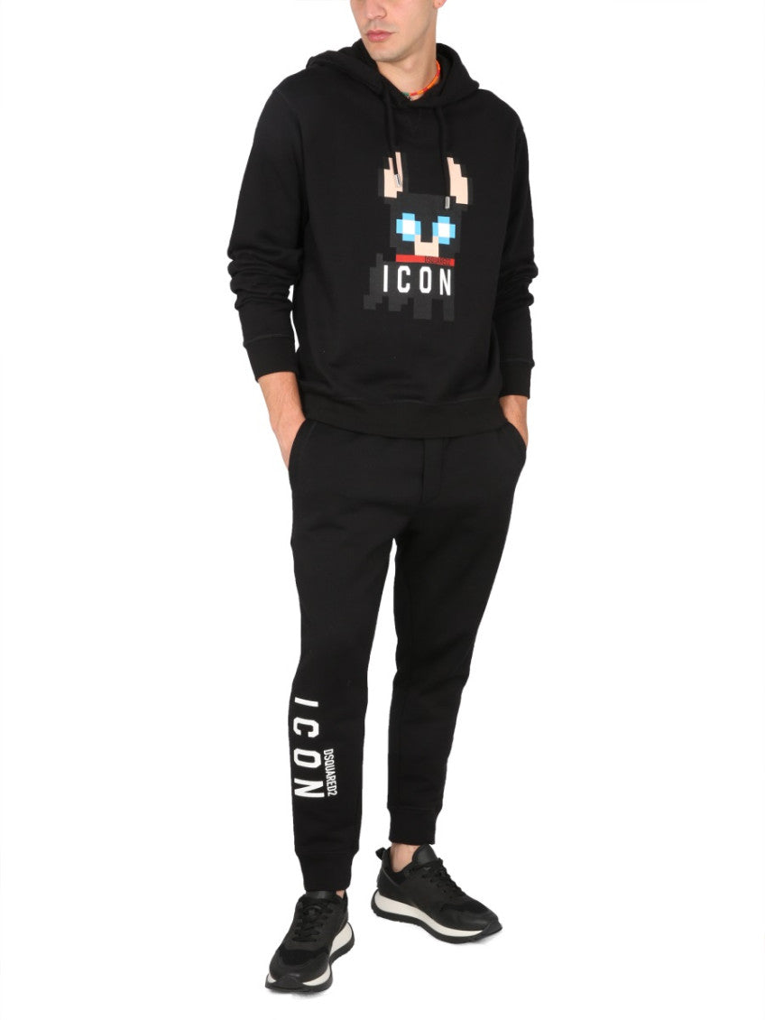 Black Solid None Sweatshirt 2