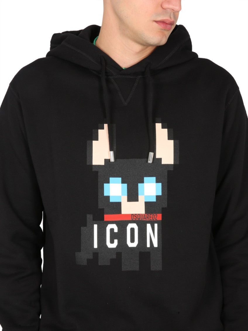 Black Solid None Sweatshirt 4