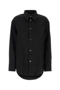 Black Oversized Solid Shirt 1