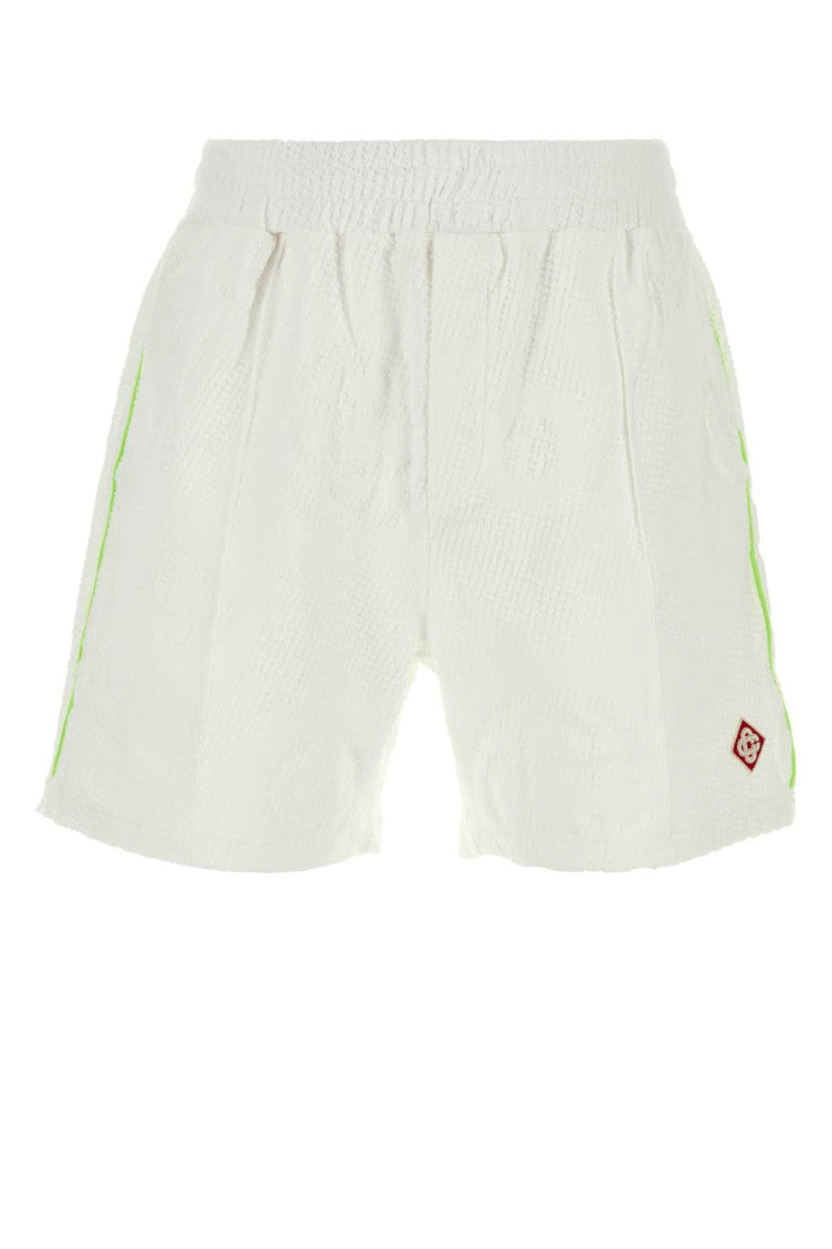 White Logo Shorts 1