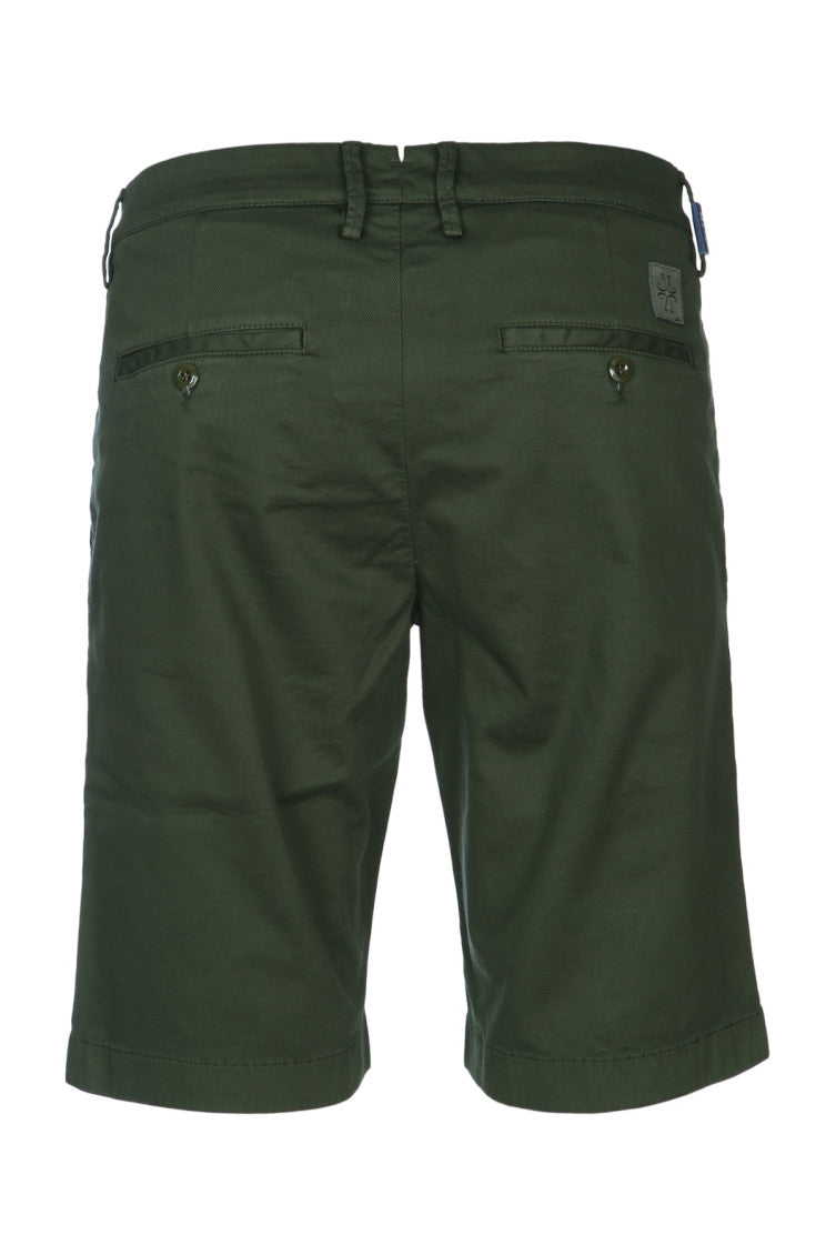 Green Solid Shorts 2