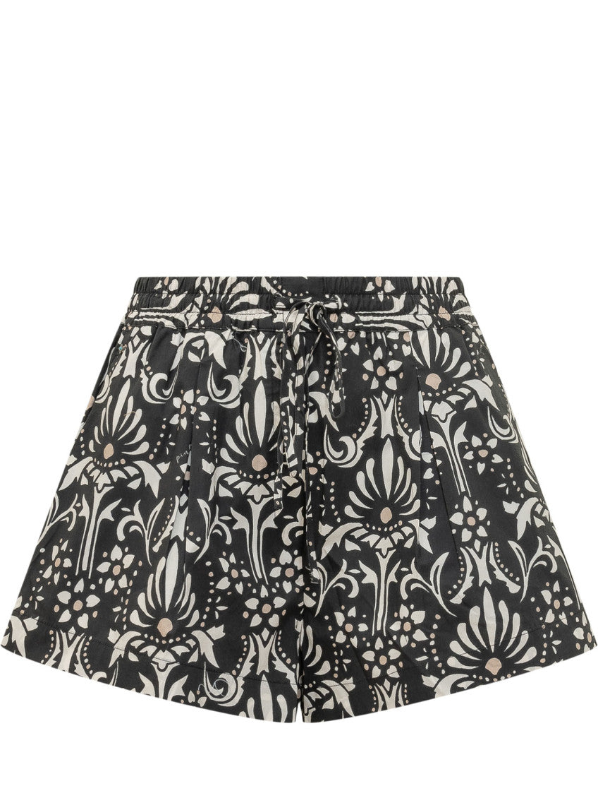 Multicolor Floral Shorts 1